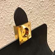 LOUIS VUITTON Handbag Locky Postman Package Black 20.5cm  - 6