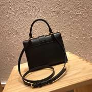 LOUIS VUITTON Handbag Locky Postman Package Black 20.5cm  - 2