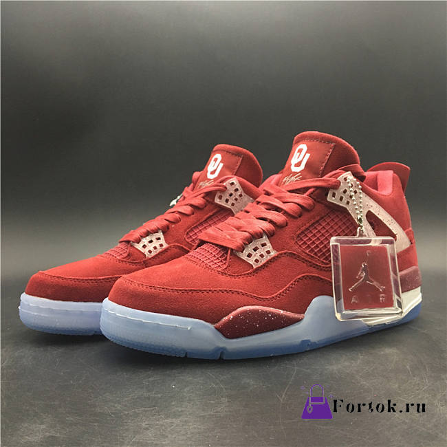 Air Jordan 4 Retro Oklahoma Red AJ4-904282 - 1