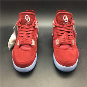 Air Jordan 4 Retro Oklahoma Red AJ4-904282 - 5