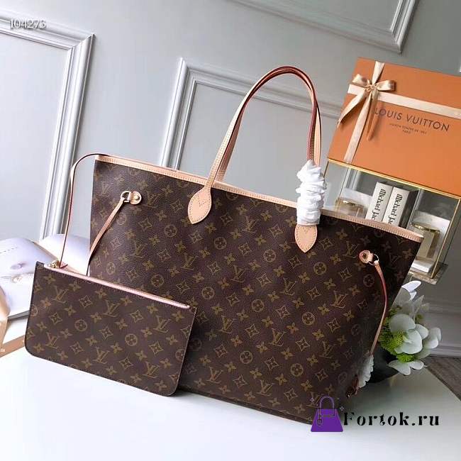 Louis Vuitton Neverfull GM Beige Pink 40cm  - 1