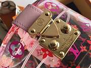 LOUIS VUITTON Transparent Storage Box GI0203 Pink 20cm - 5