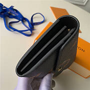 LOUIS VUITTON Sarah Wallet Black M60531 19cm - 3