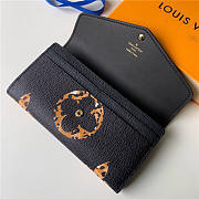 LOUIS VUITTON Sarah Wallet Black M60531 19cm - 4