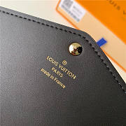 LOUIS VUITTON Sarah Wallet Black M60531 19cm - 6
