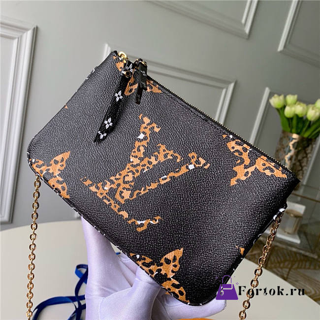 LOUIS VUITTON Pochette Double Zip Wallet 20cm - 1