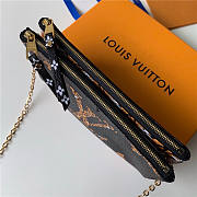 LOUIS VUITTON Pochette Double Zip Wallet 20cm - 4