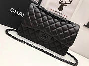 Chanel Caviar Lambskin Leather Flap Bag black 25cm - 1