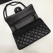 Chanel Caviar Lambskin Leather Flap Bag black 25cm - 4