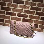 Gucci GG Marmont Matelassé Shoulder Bag Dusty Pink 443497 26cm - 5