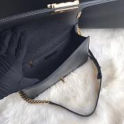 Chanel Medium Quilted Caviar Boy Bag Black Gold 28CM - 5