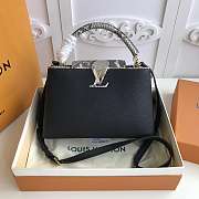 LOUIS VUITTON CAPUCINES Small Handbag Black N95509 - 1