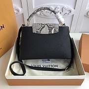 LOUIS VUITTON CAPUCINES Small Handbag Black N95509 - 3