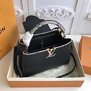 LOUIS VUITTON CAPUCINES Small Handbag Black N95509 - 5