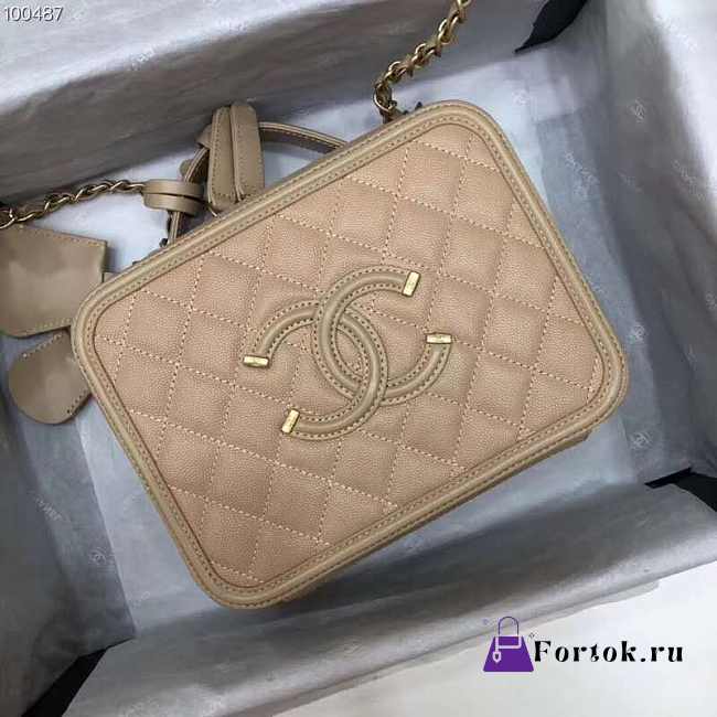 Chanel Vanity Bag All Beige 21cm - 1