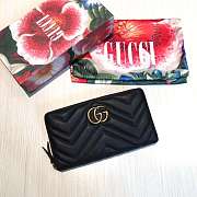 Gucci GG Marmont zip around wallet 19.5cm - 1