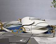 Dior Saddle Bag Original Leather White - 3