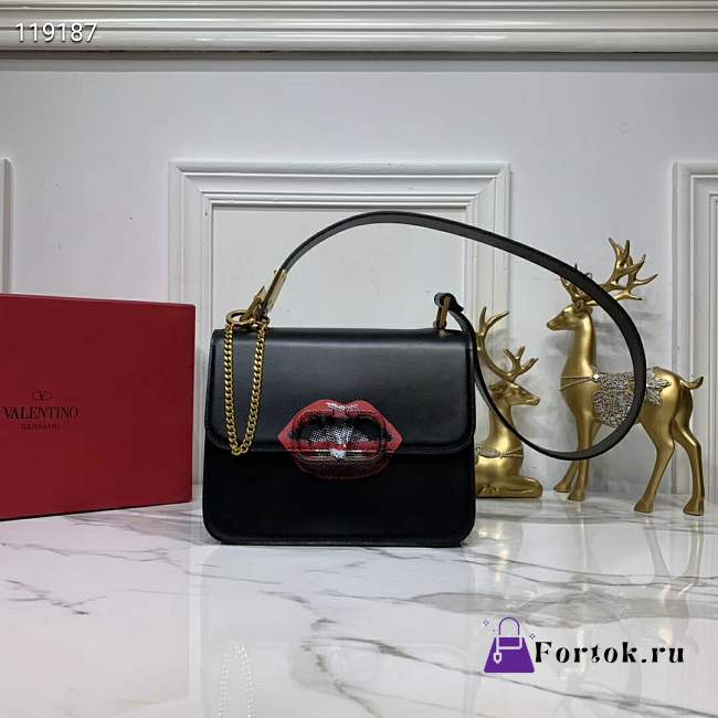VALENTINO GARAVANI Women VSLING Shoulder Bag Black - 1