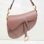 Dior Saddle Bag Original Leather Pink M0446 26cm - 6