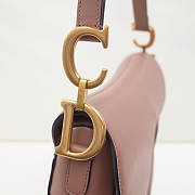 Dior Saddle Bag Original Leather Pink M0446 26cm - 4