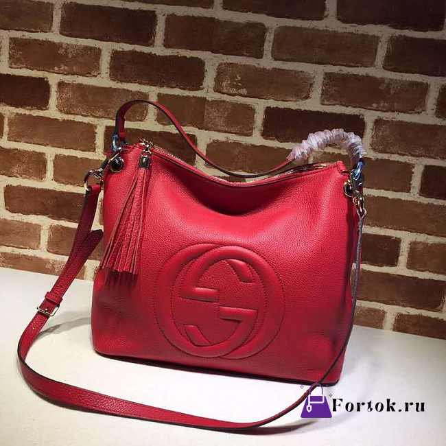 Gucci SOHO Tote Red 408825  - 1