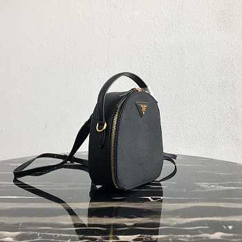 PRADA leather backpack Black 18cm