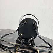 PRADA leather backpack Black 18cm - 2