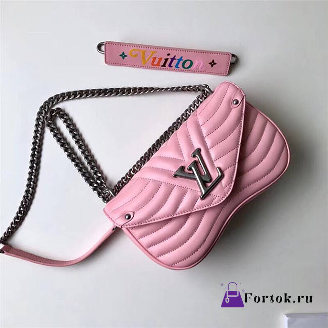 Louis Vuitton New Wave Chain Bag MM Pink M51498 25cm - 1