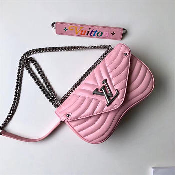 Louis Vuitton New Wave Chain Bag MM Pink M51498 25cm