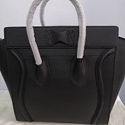 Celine Leather Mini Luggage 30cm - 3