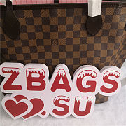 LOUIS VUITTON NEVERFULL MM Rose Ballerine 32cm  - 3