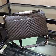 YSL MONOGRAM College Gray Silver 5105 32cm - 3