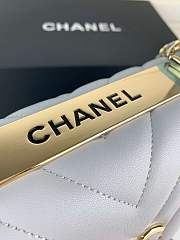 Chanel New Bright Handbag Gray Gold Hardware 25cm - 4