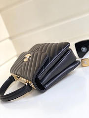 Chanel New Bright Handbag Black Gold Hardware 25cm - 2