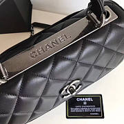 Chanel Shoulder Black Gold/Silver Hardware Bag 111106A 25cm - 6