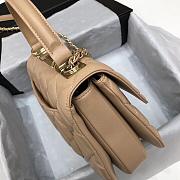 Chanel Shoulder Apricot Gold Hardware Bag 25cm - 5