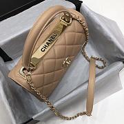 Chanel Shoulder Apricot Gold Hardware Bag 25cm - 4