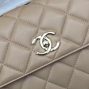 Chanel Shoulder Apricot Gold Hardware Bag 25cm - 2