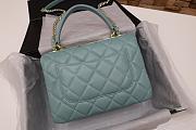 Chanel Shoulder Blue Gold Hardware Bag 25cm - 5