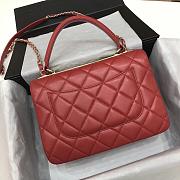 Chanel Shoulder Red Gold Hardware Bag 25cm  - 2