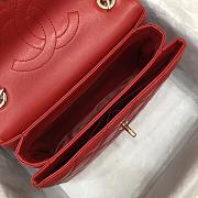 Chanel Shoulder Red Gold Hardware Bag 25cm  - 5