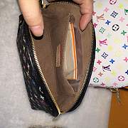LOUIS VUITTON White/Black Damier Canvas Cosmetic Bag - 6