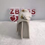 Chanel Bag Organ Bag Small Square Bag White  - 6