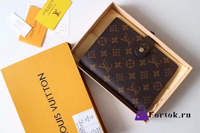 LOUIS VUITTON R20105 MEDIUM RING AGENDA COVER - 1