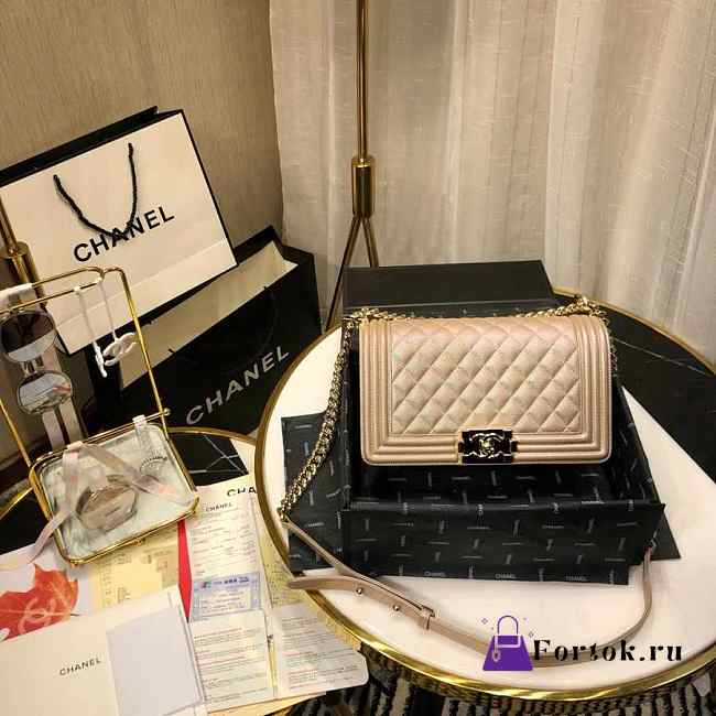 Chanel Leboy 2019 Pearlescent chain shoulderbag 67086 25cm - 1