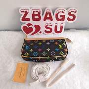 LOUIS VUITTON Multicolor Pochette Accessories Black - 1
