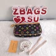 LOUIS VUITTON Multicolor Pochette Accessories Black - 4