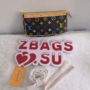 LOUIS VUITTON Multicolor Pochette Accessories Black - 3
