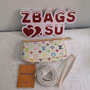 LOUIS VUITTON Multicolor Pochette Accessories White - 1