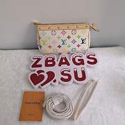 LOUIS VUITTON Multicolor Pochette Accessories White - 5